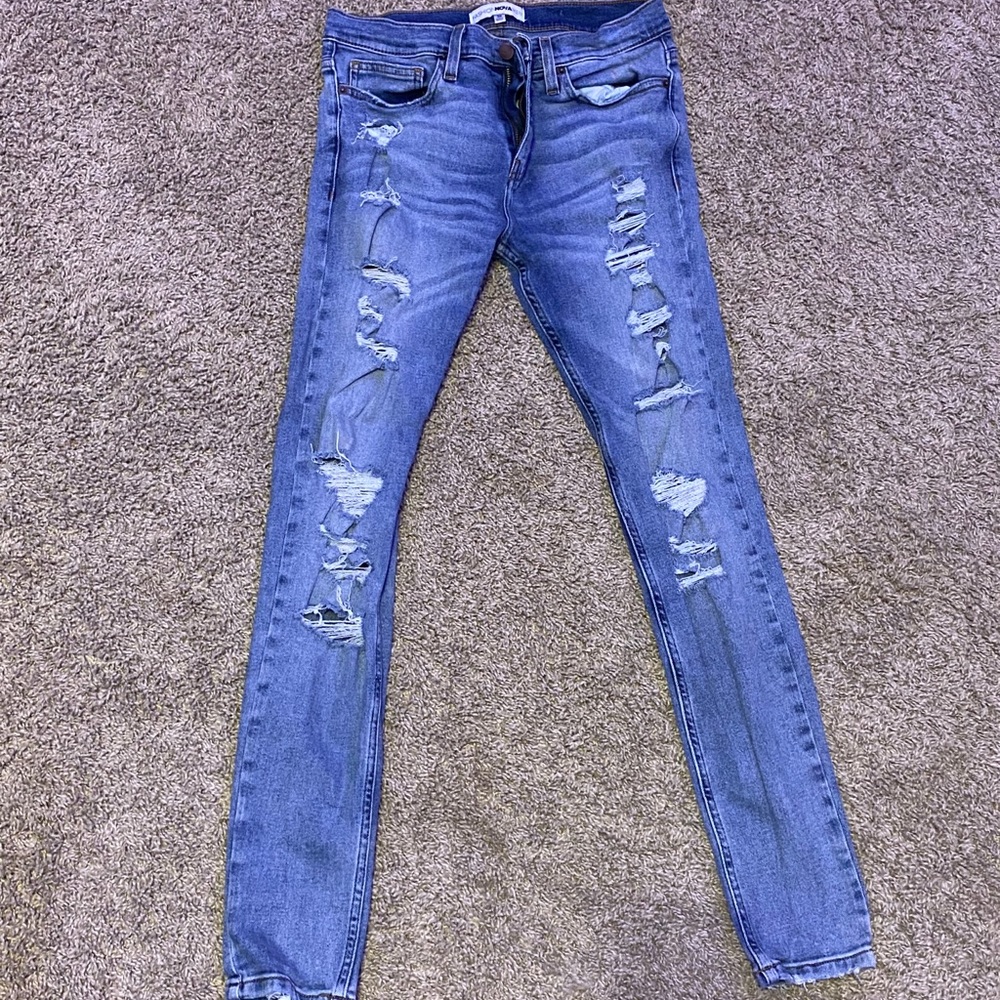 Blue Denim Skinny Jeans